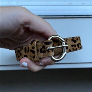 Banana Republic Cheetah Print Belt